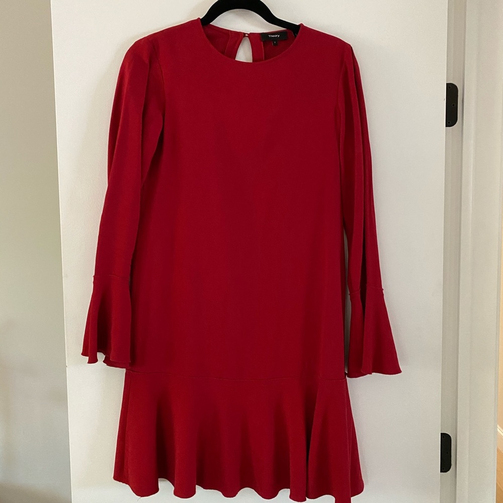 Red theory dress